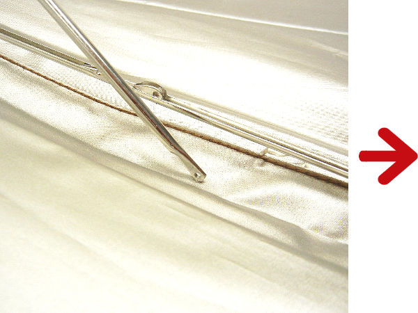 ハト目ピン付け直し